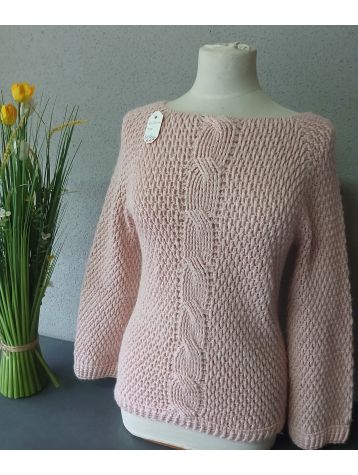 PULL PURE LAINE Fait Main