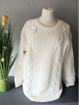 PULL PURE LAINE Fait Main