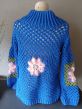 PULL CROCHET PURE LAINE Fait Main