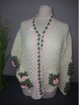 GILET CROCHET Fait Main
