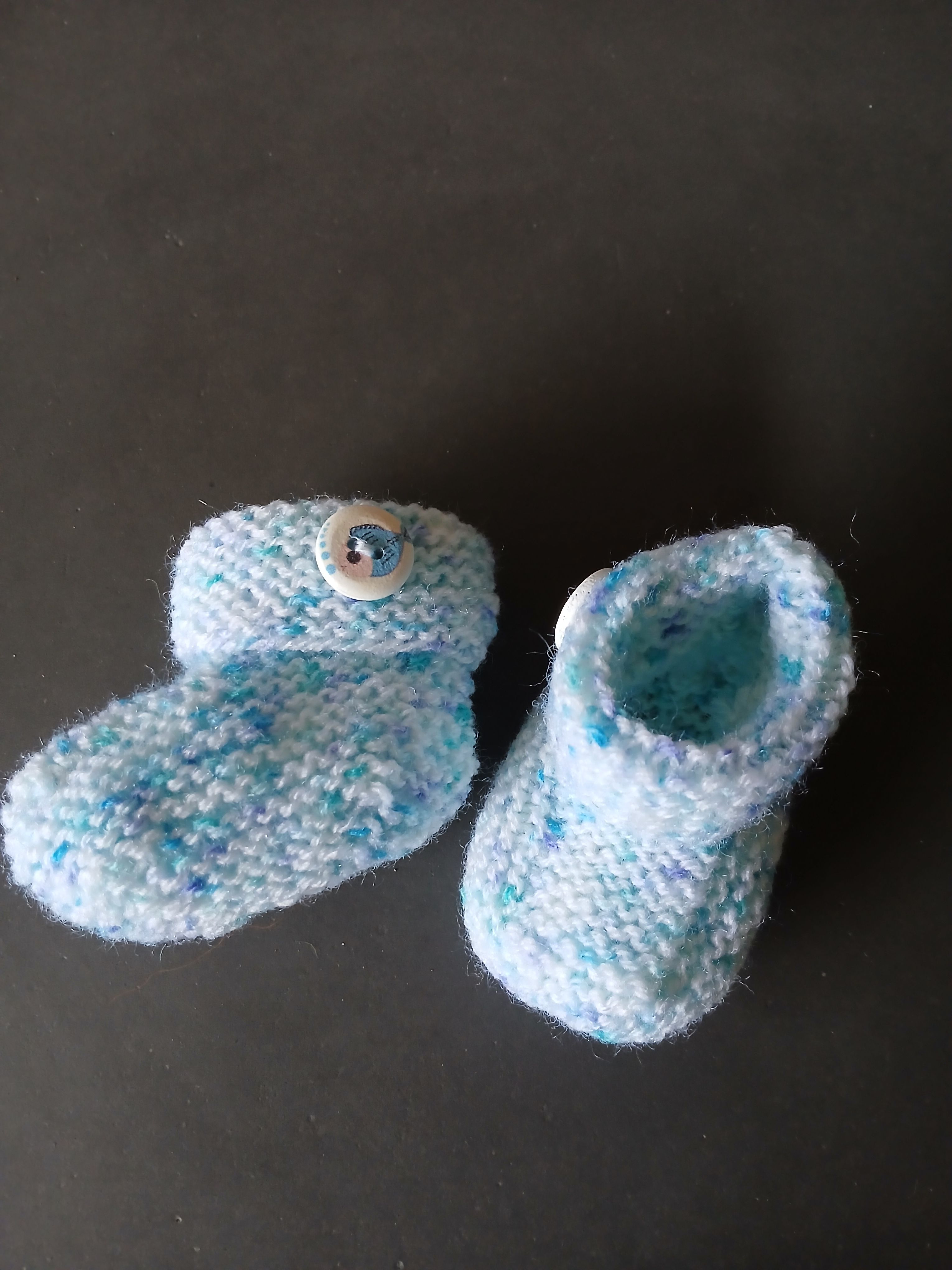 chausson dégradé bleu